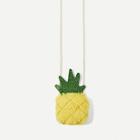 Shein Kids Pineapple Shaped Faux Fur Crossbody Bag