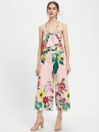 Shein Flower Print Two Way Cami Top With Pants
