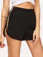 Shein Striped Tape Side Shorts