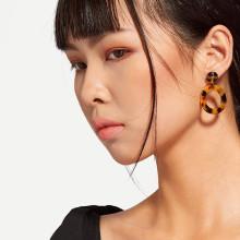 Shein Open Ring Design Drop Earrings