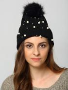 Shein Black Twisted Ball Bead Hat
