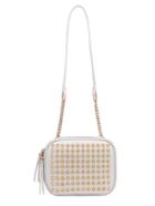 Shein Studded Chain Strap Shoulder Bag - White