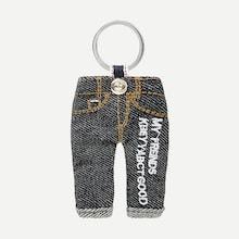 Shein Jeans Shaped Keychain