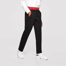 Shein Men Slant Pocket Waist Drawstring Letter Pants