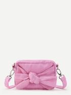 Shein Bow Shoulder Bag With Detachable Strap