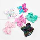 Shein Toddler Girls Bow Hair Clip Set 6pcs