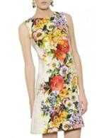 Rosewe Vintage Round Neck Sleeveless A Line Dress With Print