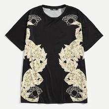 Shein Men Symmetric Print Tee