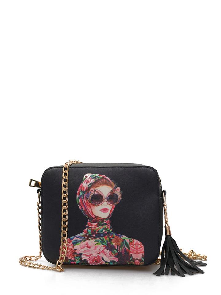 Shein Fashion Girl Pattern Chain Bag