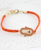 Shein Orange Popular Hand Antique Bracelet