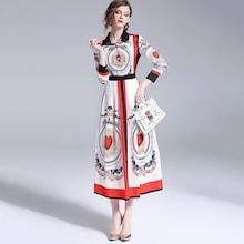 Shein Graphic Print Longline Shirt Dress