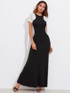 Shein Two Tone Raglan Sleeve Dress