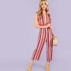 Shein Striped Infinity Jumpsuit