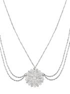 Shein Silver Medallion Pendant Draped Chain Head Piece