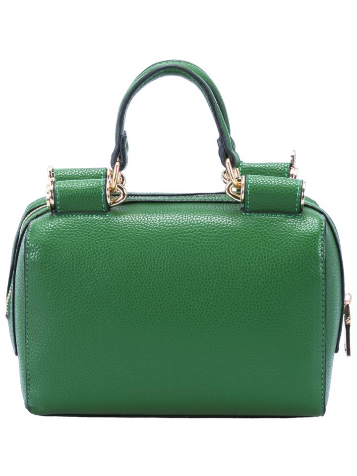 Shein Green Zipper Pu Chain Bag