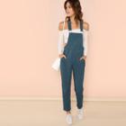 Shein Bib Pocket Patched Overall Jumpsuit