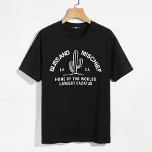 Shein Men Short Sleeve Graphic Tee