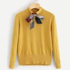 Shein Bow Decoration Jumper
