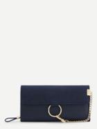Shein Ring Front Pu Wallet