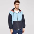 Shein Men Color Block Padded Hoodie Coat