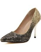 Shein Gold Ombre High Heeled Pumps