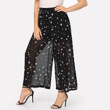 Shein Plus Pentagram Print Pants