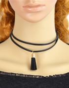 Shein Pu Leather Multilayers Choker Necklace