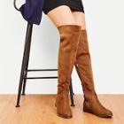 Shein Rivet Detail Over The Knee Boots