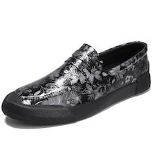 Shein Men Floral Pattern Slip On Sneakers