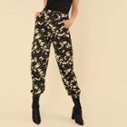 Shein Camo Print Pocket Detail Pants