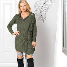 Shein Tassel Detail Wrap Jumper