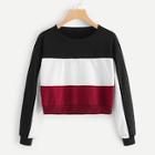 Shein Color-block Drop Shoulder Sweatshirt
