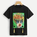 Shein Figure Patch Tassel Detail Tee