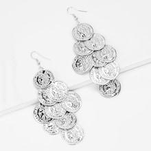 Shein Coin Design Drop Earrings