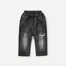 Shein Boys Letter Print Denim Shorts