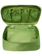 Shein Green Zipper Multifunctional Wash Bag