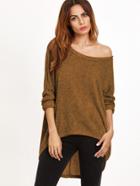 Shein Dip Hem Oversized T-shirt