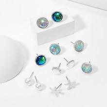 Shein Faux Pearl Stud Earrings 12pcs