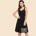Shein Solid Dress With Frill Strap