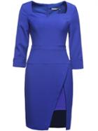 Shein Blue Collar Long Sleeve Dress