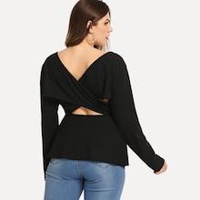 Shein Plus Slim Fitted Solid Tee
