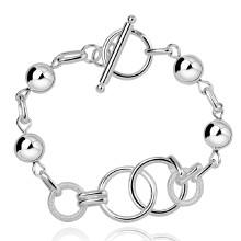 Shein Metal Ball Decorated Chain Bracelet