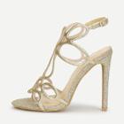 Shein Glitter Design High Heel Sandals