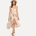 Shein Lace Panel Florals Cami Dress