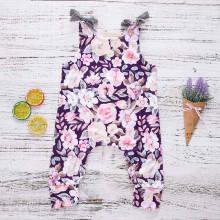 Shein Girls Floral Print Romper