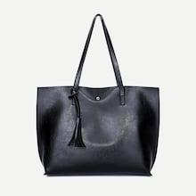 Shein Tassel Decor Pu Bag