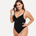 Shein Plus Plain Shapewear Bodysuit