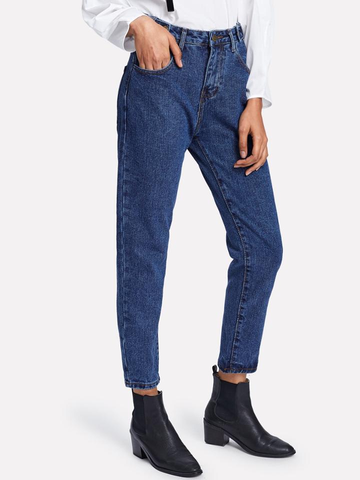 Shein Carrot Crop Jeans