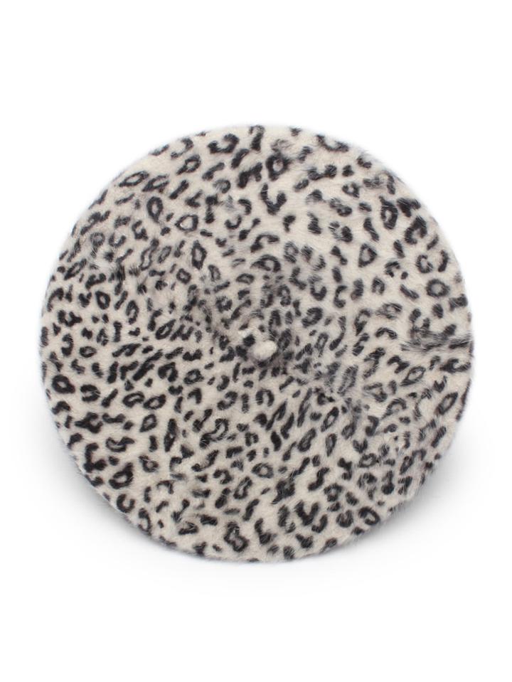 Shein Leopard Beret Hat