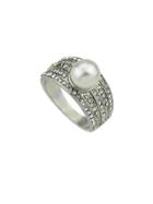 Shein Wedding Jewelry Simulated-pearl Bride Finger Rings